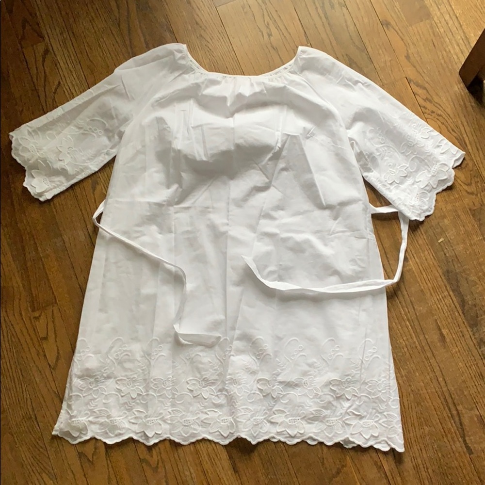 White Maternity Dress